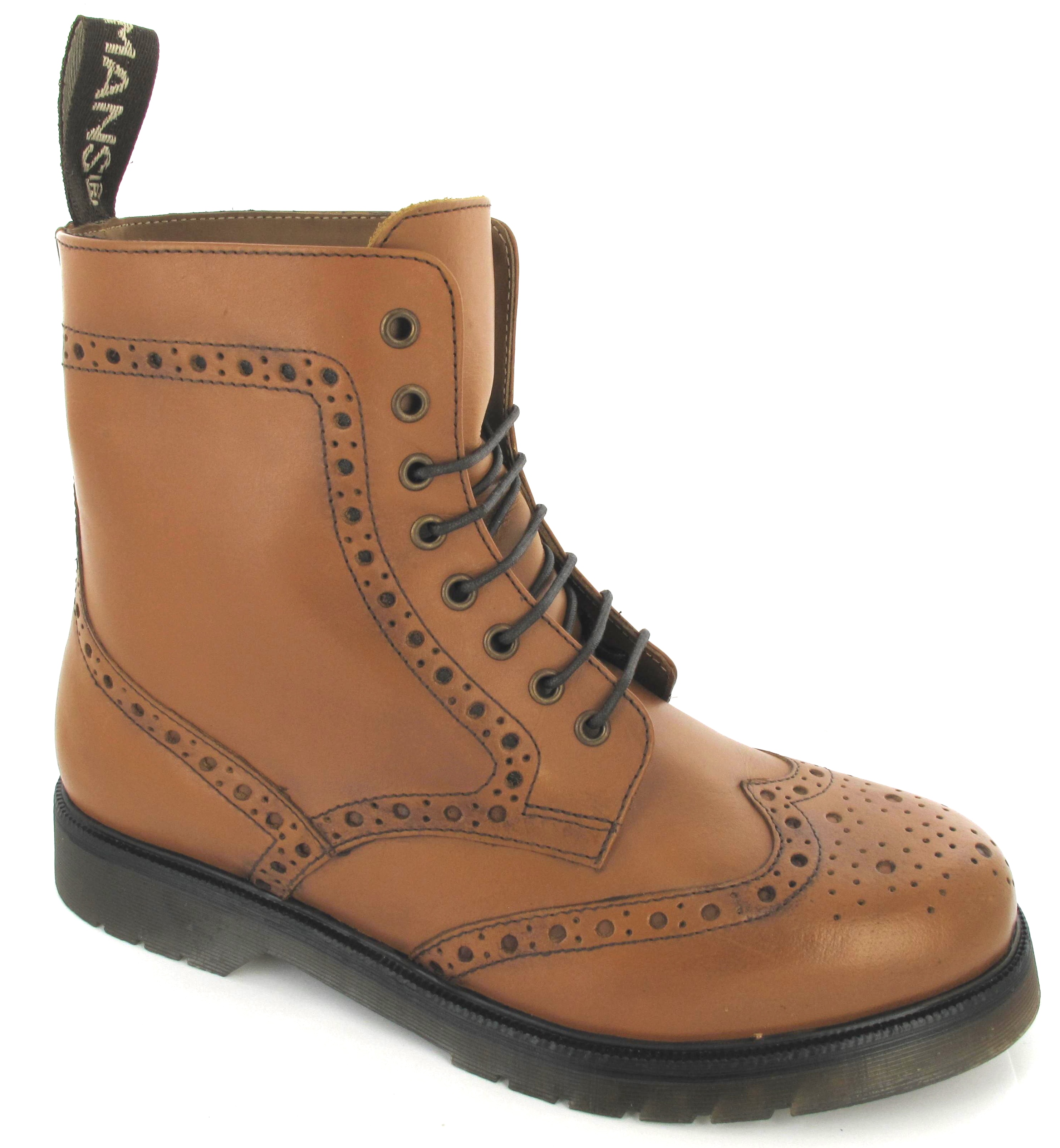 pull on leather boots for men